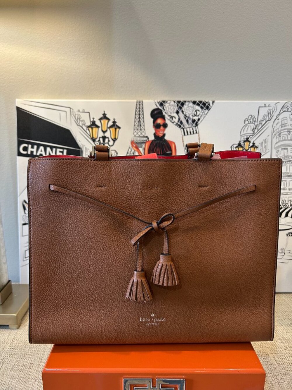 Kate Spade New York Hayes Street Isobel Large Pebble Leather Tote
